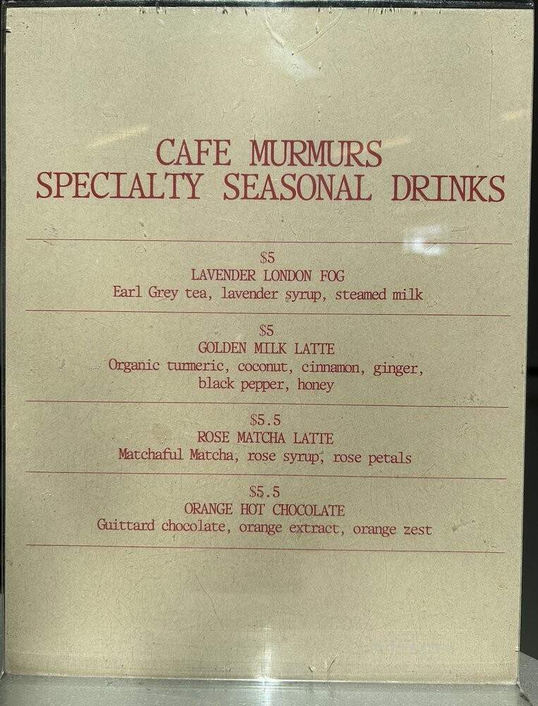 Cafe Murmurs - Los Angeles, CA