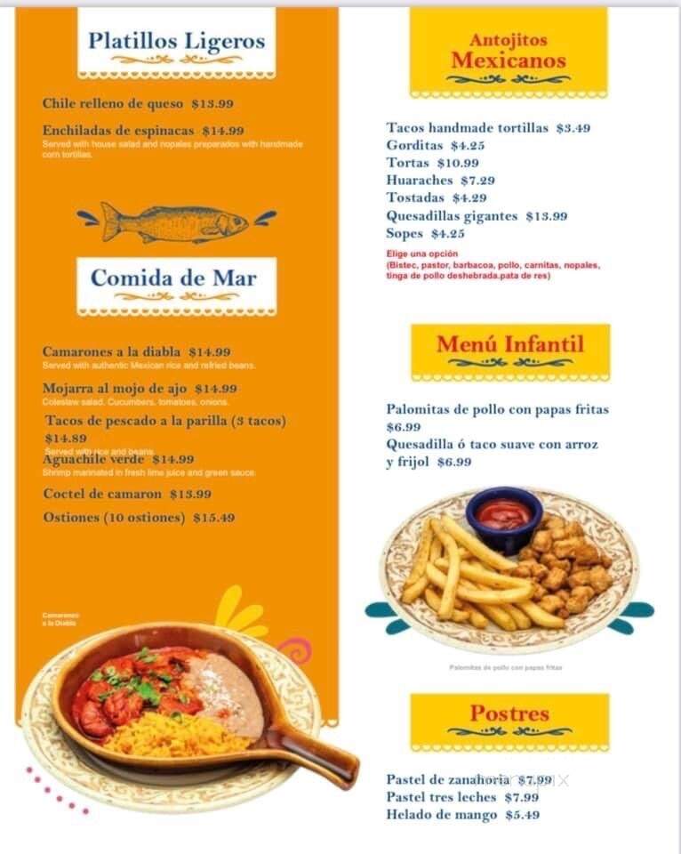 Los Mendoza Restaurant - Houston, TX menu_pic