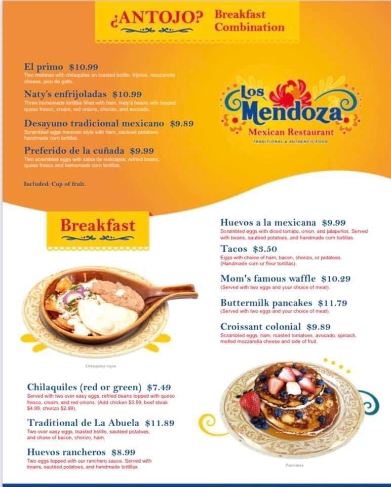 Los Mendoza Restaurant - Houston, TX menu_pic