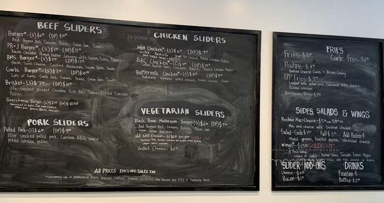 Electric Alley Sliders - Ogden, UT menu_pic