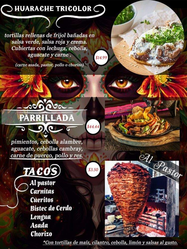 Hot Tacos Restaurant - Leamington, ON menu_pic