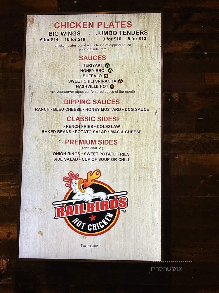 Railbirds Hot Chicken - Louisville, KY menu_pic