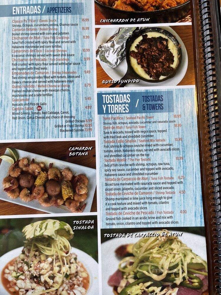 La Perla del Pacifico Sports Bar - San Antonio, TX menu_pic