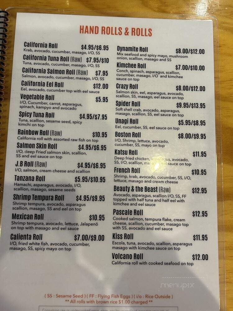 Khob Khun Thai & Sushi Restaurant - Sebastian, FL menu_pic