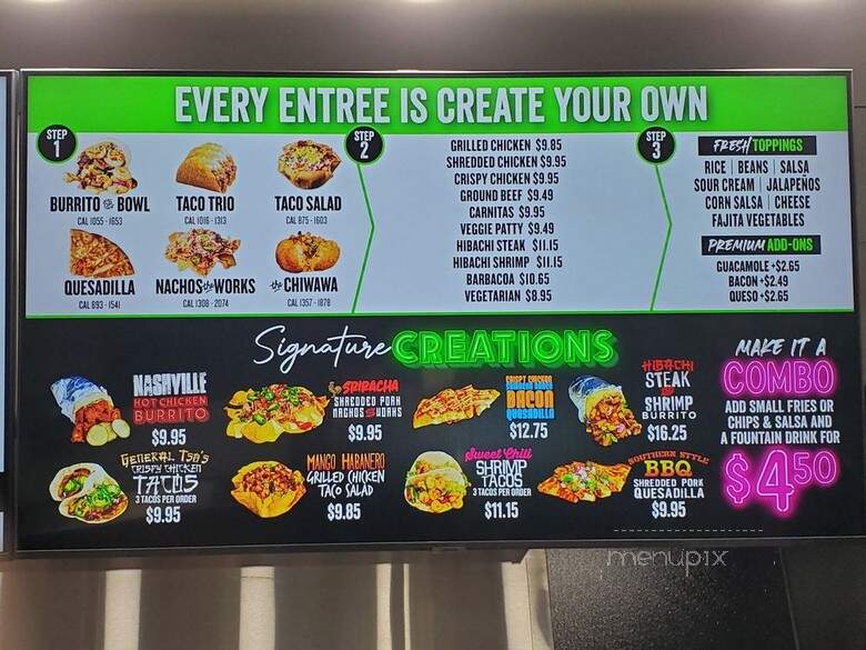 Bubbakoo's Burritos - Lombard, IL menu_pic