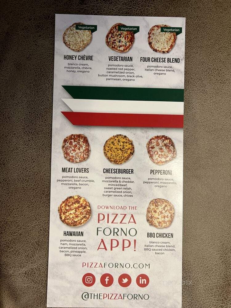 Pizza Forno - Friendswood, TX menu_pic