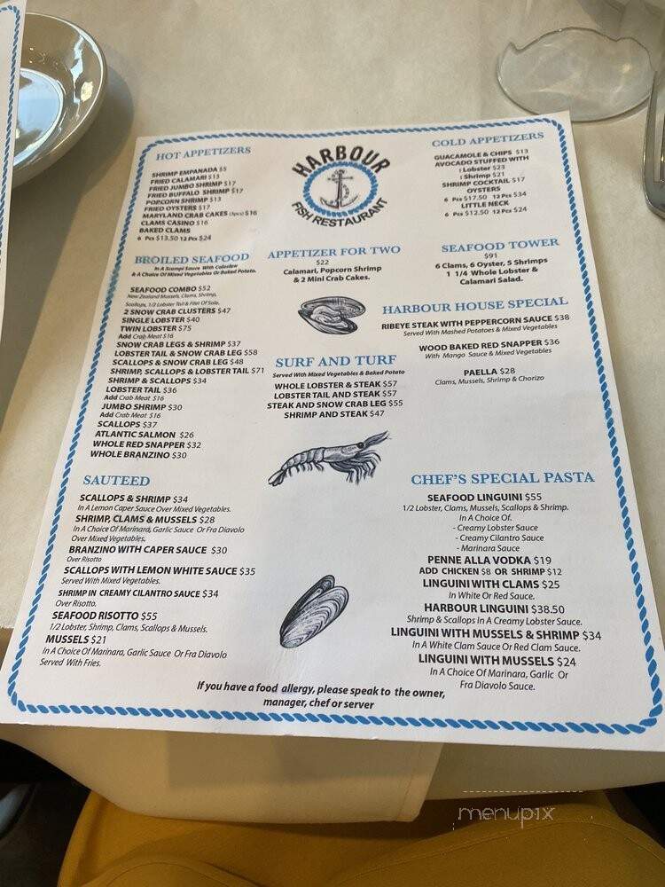 Harbour Fish - Mamaroneck, NY menu_pic