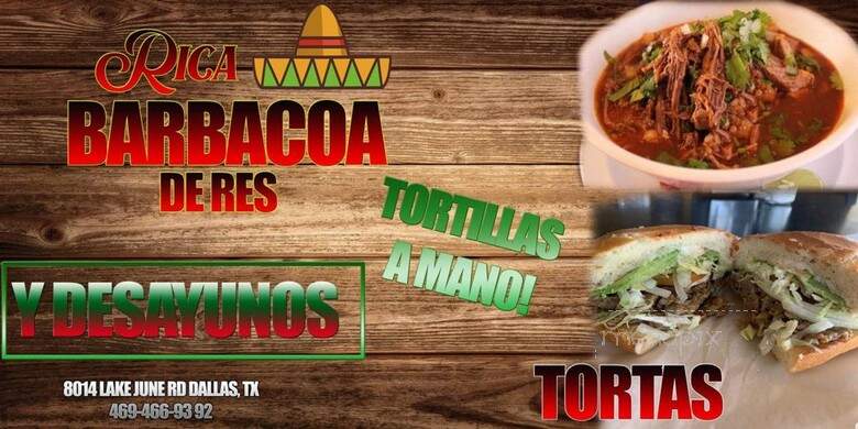 Taqueria Los Garcia - Dallas, TX menu_pic