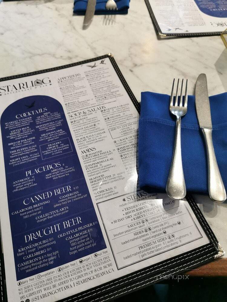 Starling - Ottawa, ON menu_pic