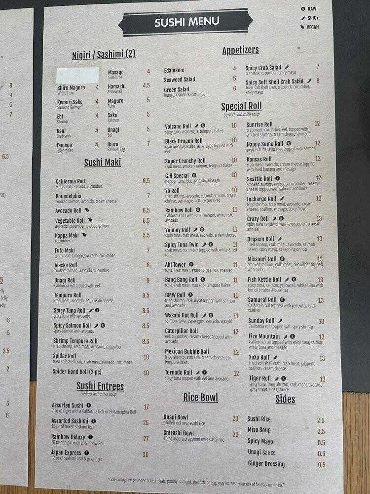 Grain House - Seattle, WA menu_pic
