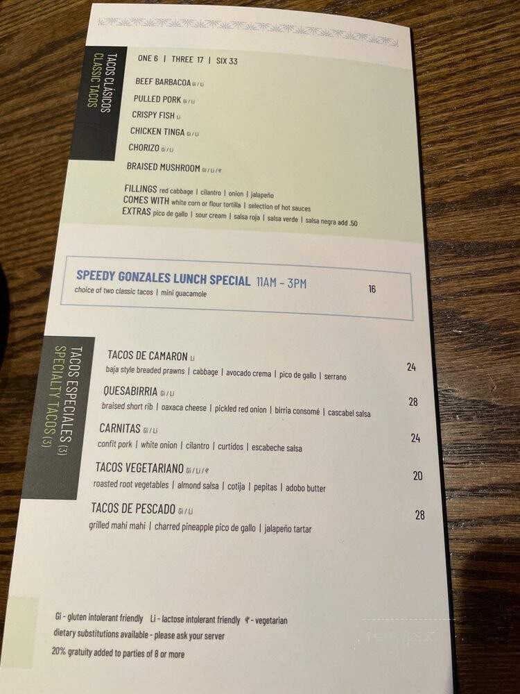 Anejo - Banff, AB menu_pic