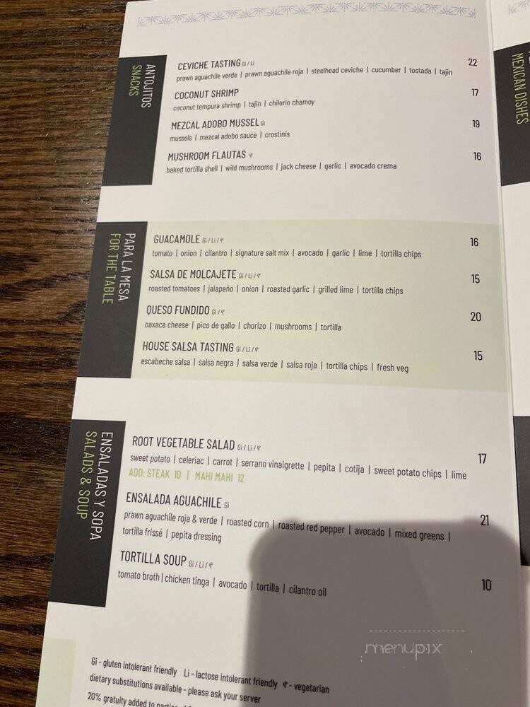 Anejo - Banff, AB menu_pic