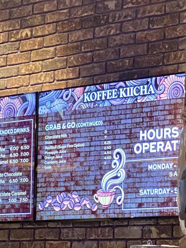 Koffee Kiicha - San Jacinto, CA menu_pic