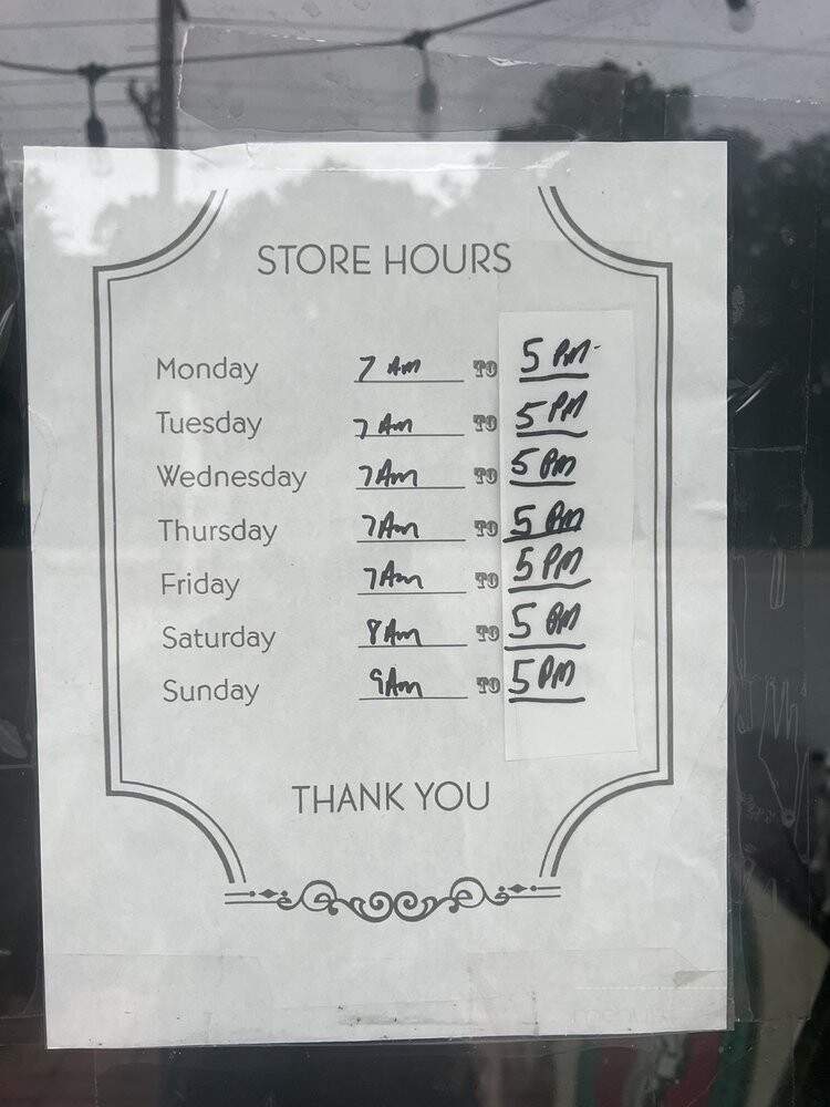 The Ridge Coffee House - Holly Ridge, NC menu_pic