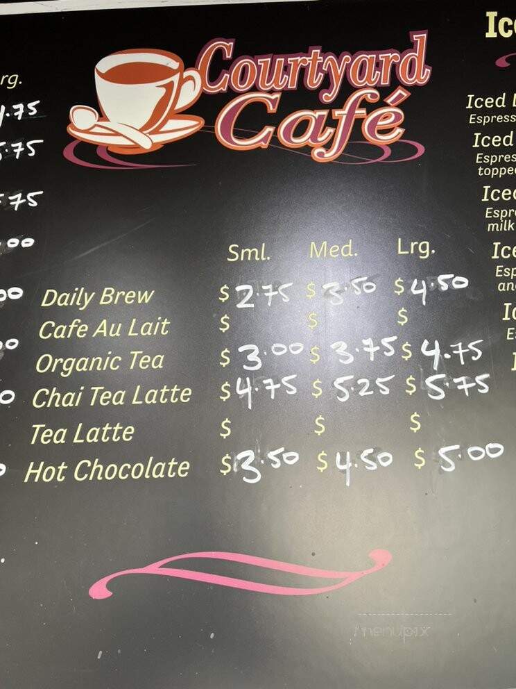 CourtYard Cafe - Glendale, CA menu_pic