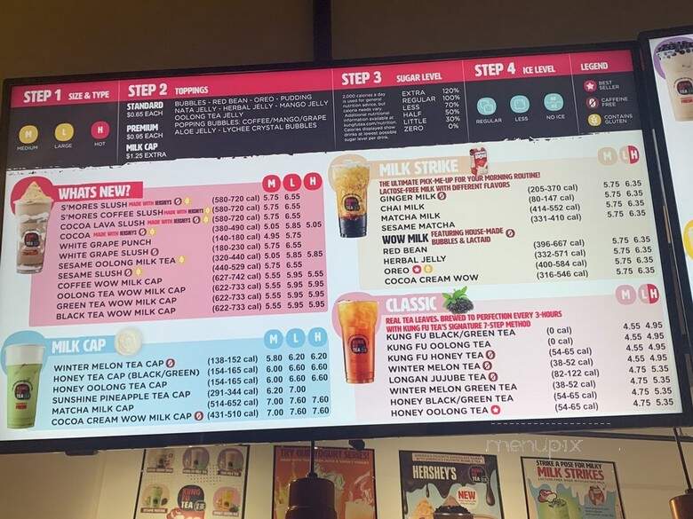 Kung Fu Tea - New York, NY menu_pic