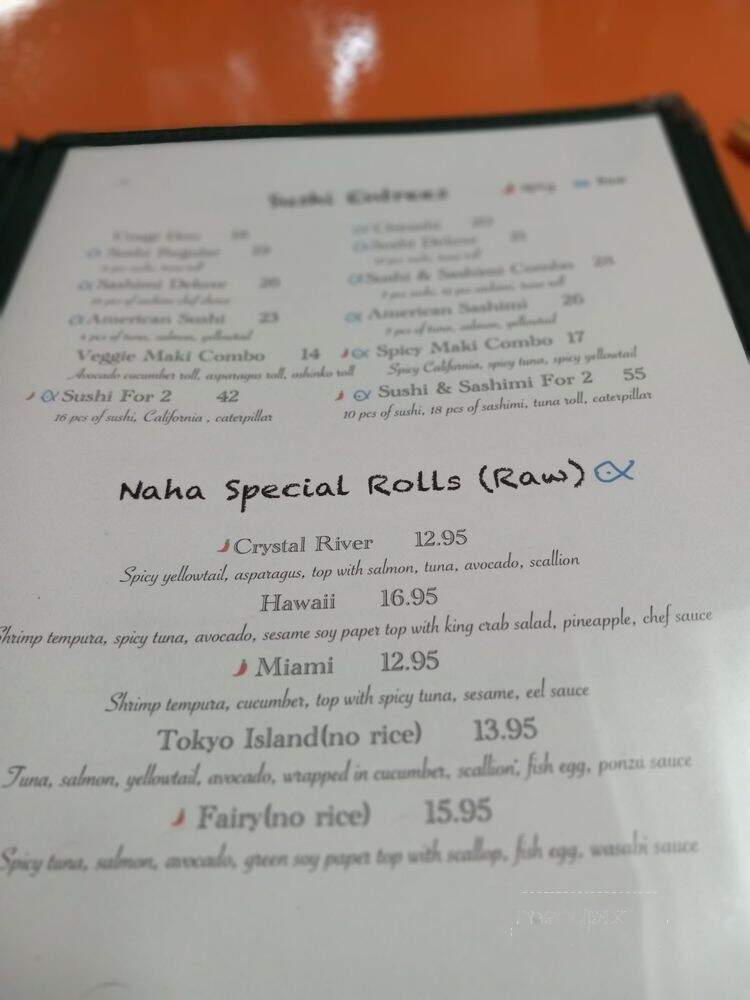 Naha Sushi Hibachi Ramen - Crystal River, FL