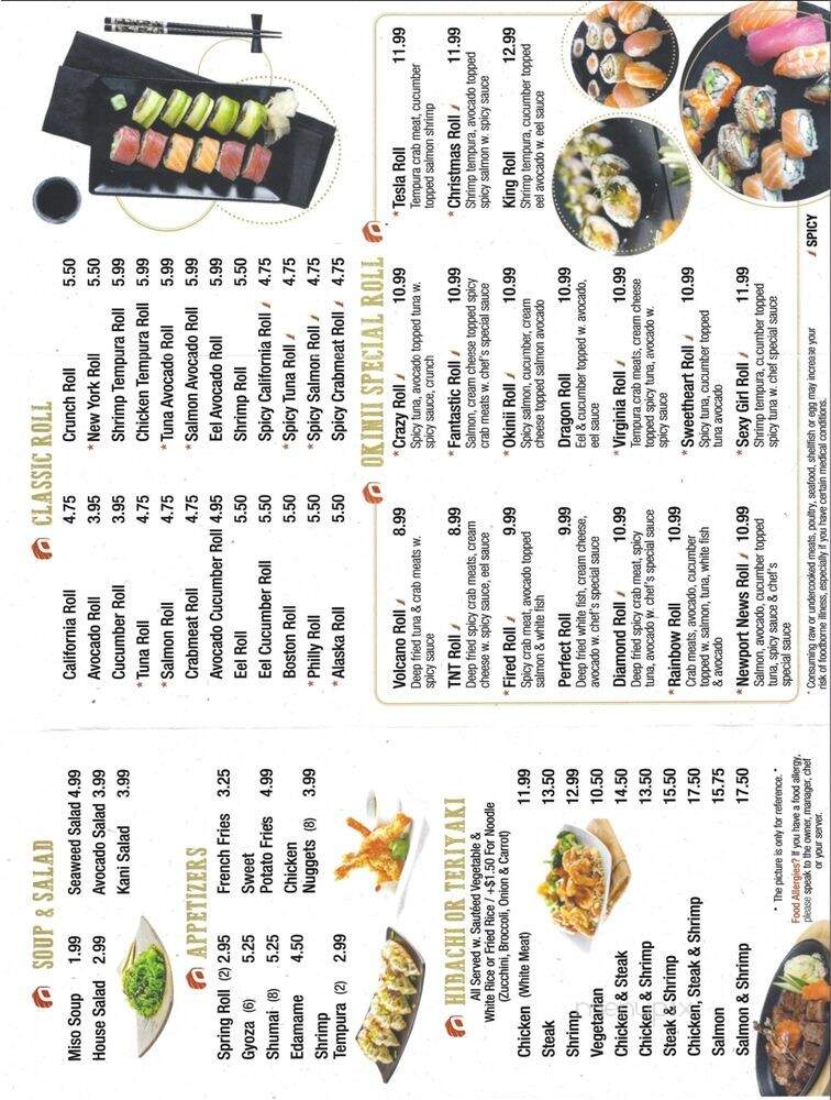 Okinii Hibachi & Sushi - Newport News, VA