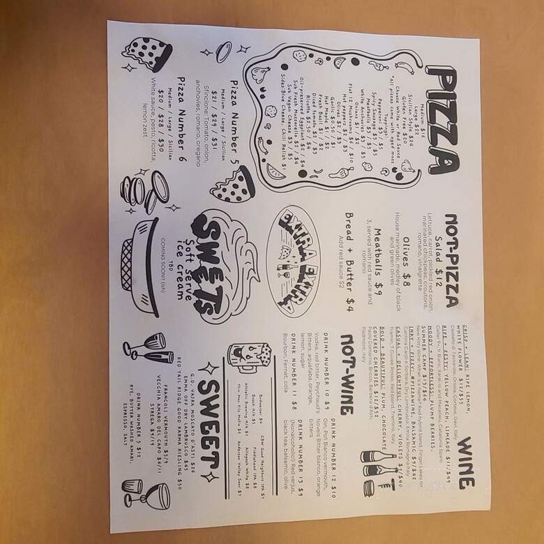 Extra Extra - Buffalo, NY menu_pic