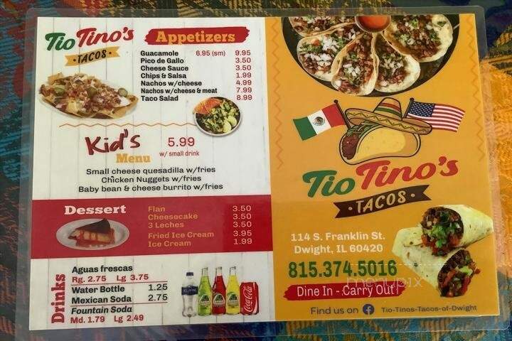 Tio Tino's Tacos - Dwight, IL