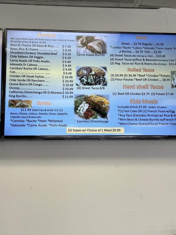 Los Reyes Mexican Food - Moreno Valley, CA menu_pic