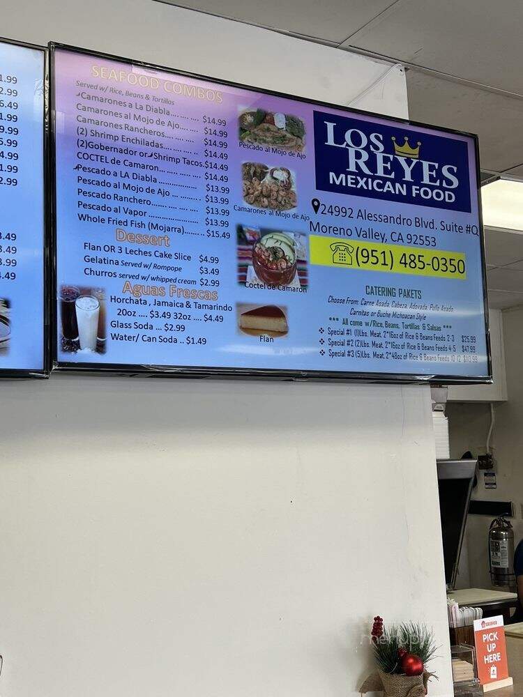 Los Reyes Mexican Food - Moreno Valley, CA menu_pic