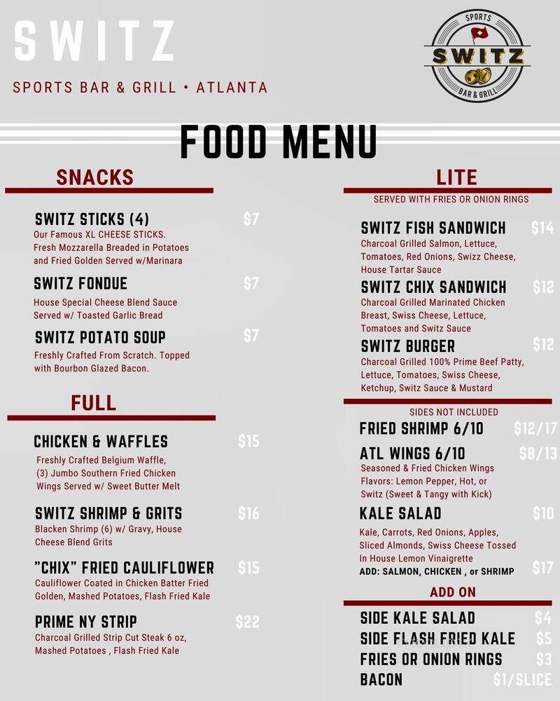 Switz Sports Bar and Grill - Atlanta, GA