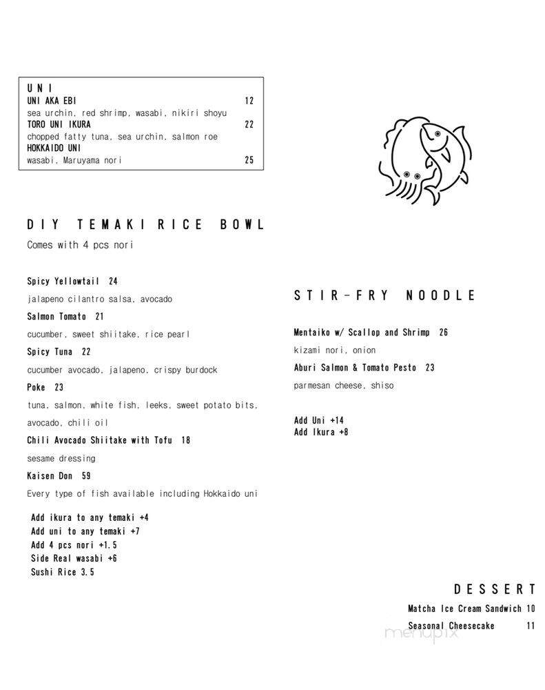 Cuddlefish - Decatur, GA menu_pic