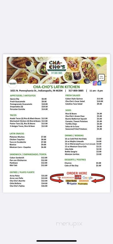 Cha-cho's Latin Kitchen - Indianapolis, IN