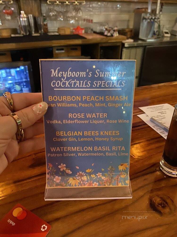 Meyboom Brasserie - Dallas, TX menu_pic