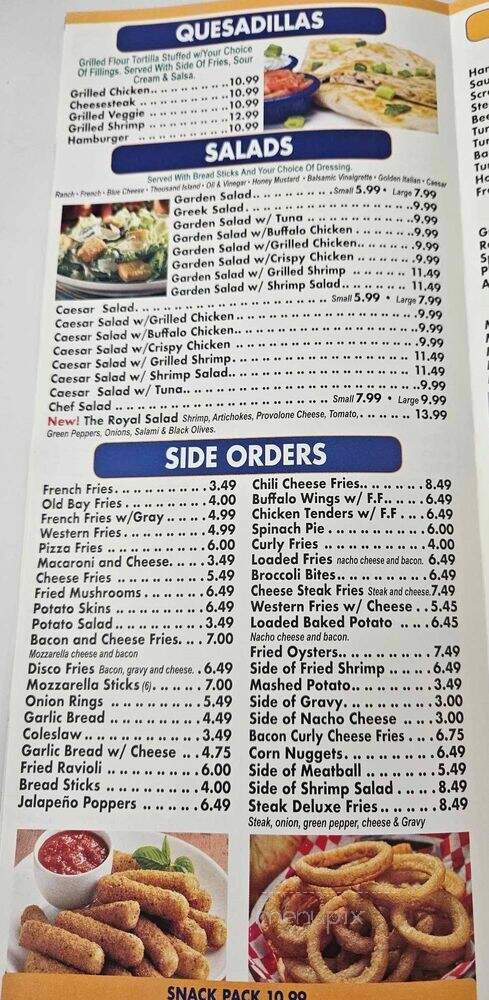 The Royal Pizza - Baltimore, MD menu_pic