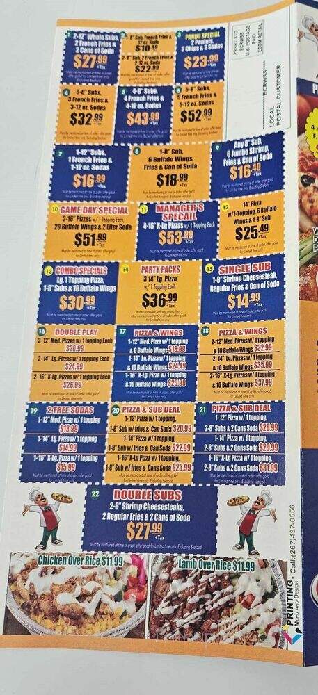The Royal Pizza - Baltimore, MD menu_pic