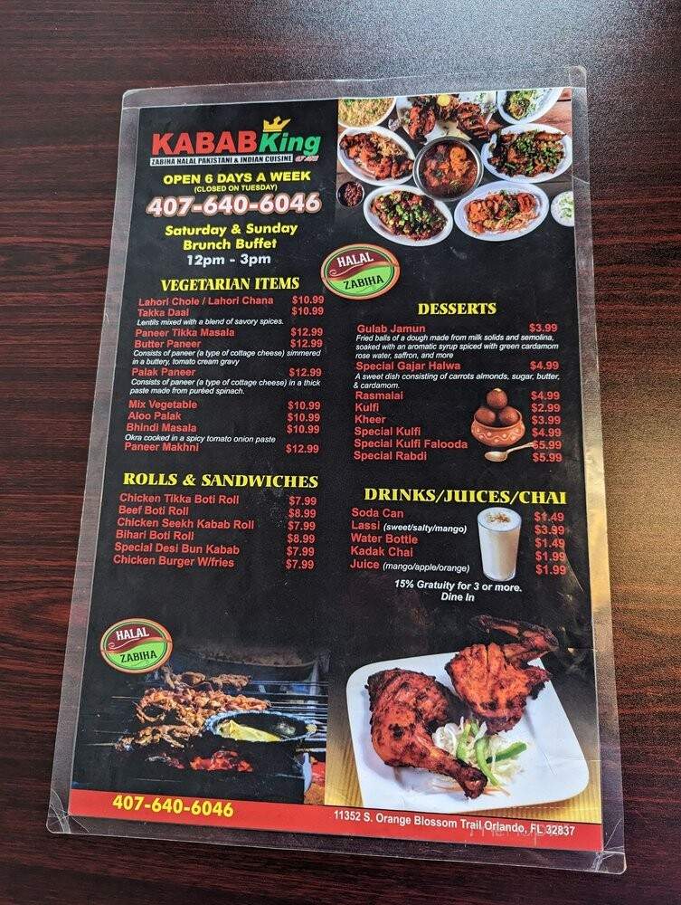 Kabab King - Orlando, FL