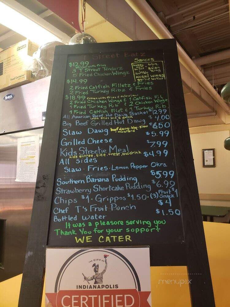 T Street Eatz - Indianapolis, IN menu_pic