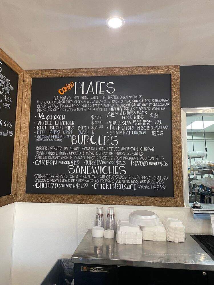 Carbon Grill - San Fernando, CA menu_pic