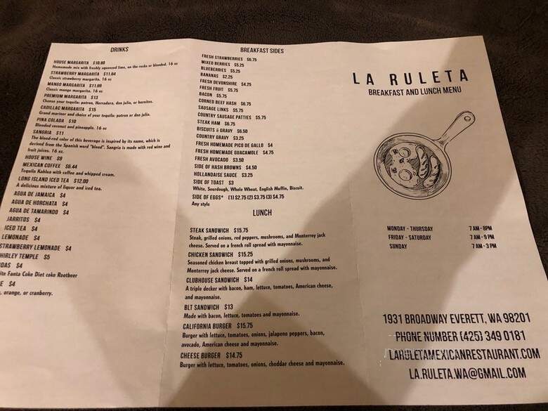 La Ruleta Mexican Restaurant - Everett, WA