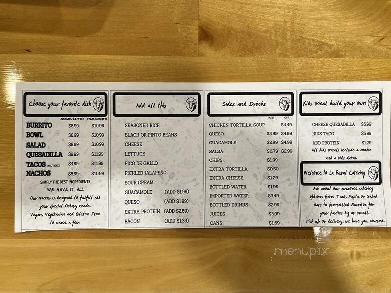 La Rural Mexical Grill - Coconut Creek, FL menu_pic