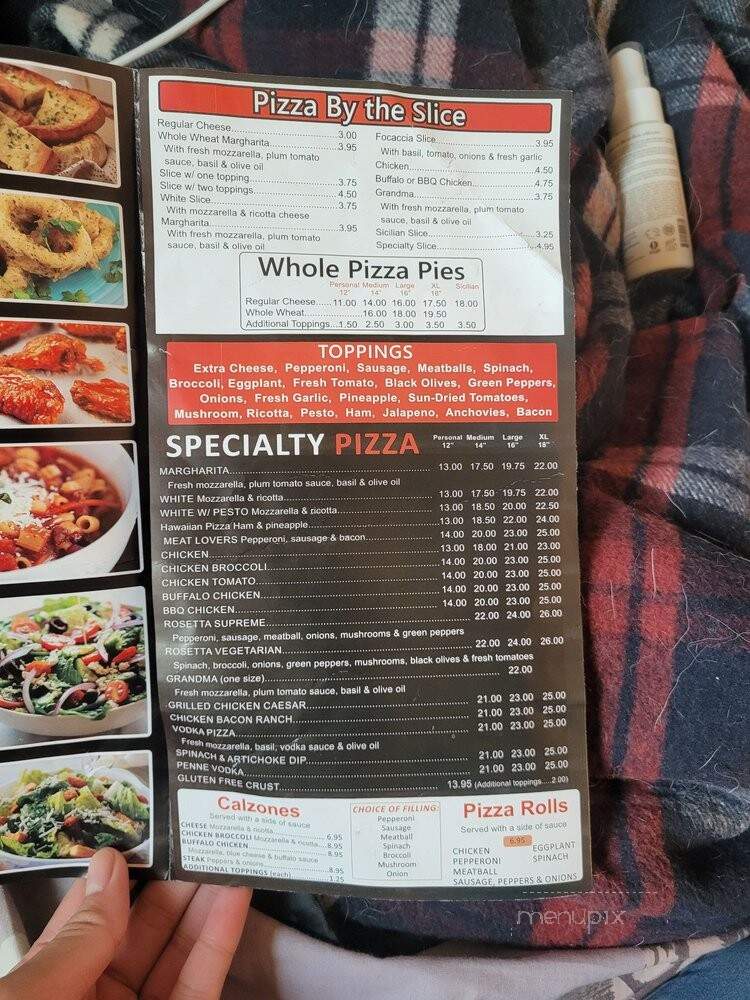 Rosetta Pizza - New York, NY menu_pic