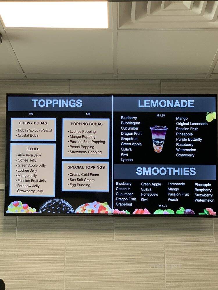 Bo's Boba - Tulsa, OK menu_pic