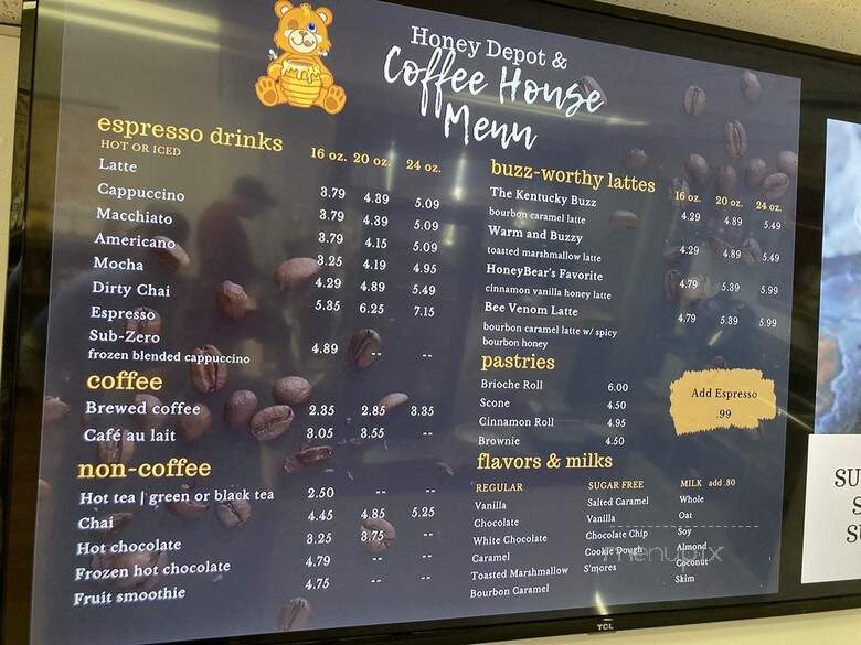 Jeffersontown Honey Depot & Coffee House - Jeffersontown, KY menu_pic