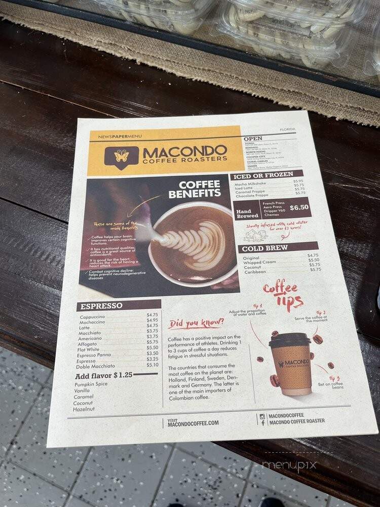 Macondo Coffee Roasters - Cooper City, FL