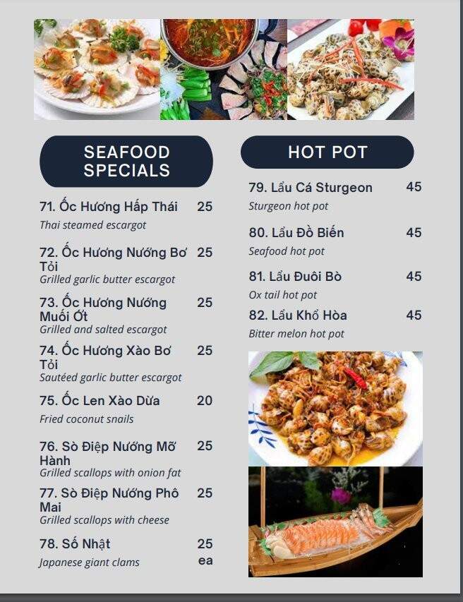 Cheers Restaurant - San Jose, CA menu_pic