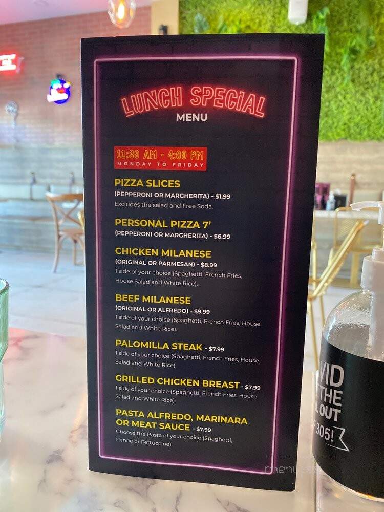 Pizzaton - Miami, FL menu_pic