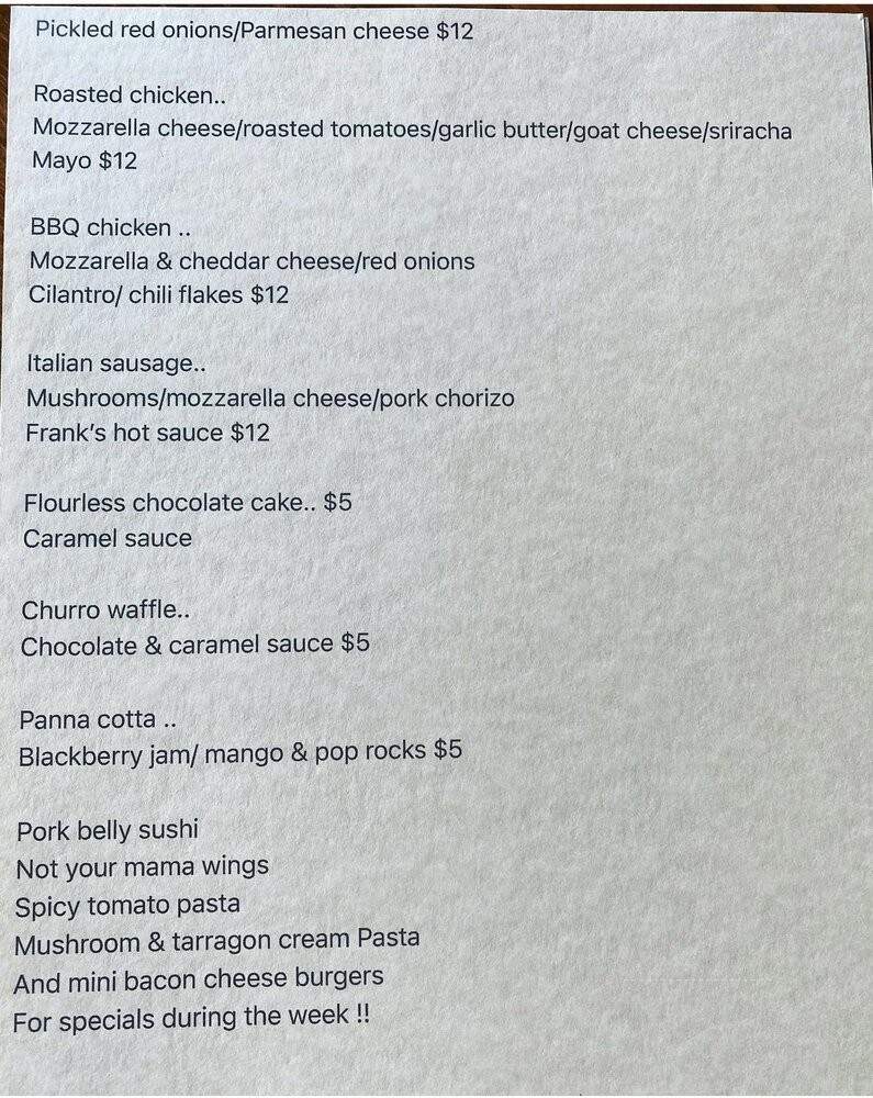 Little Red Chicken - Los Angeles, CA menu_pic