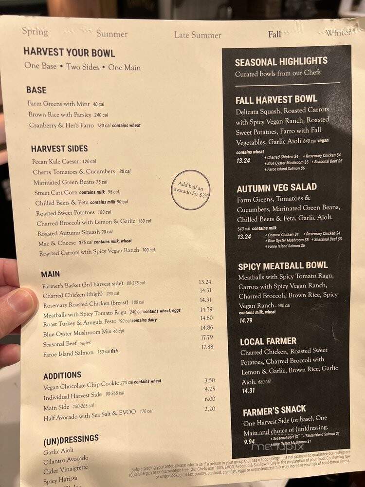 Naked Farmer - Miami, FL menu_pic