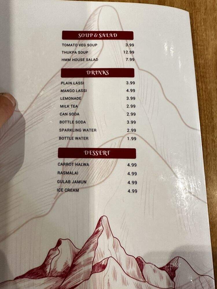 Himalayan Magic Masala - San Jose, CA menu_pic