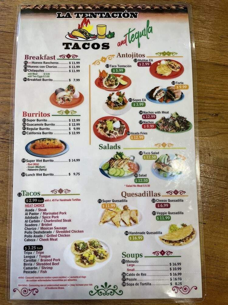 La Tentacion Tacos and Tequila - Lakewood, WA