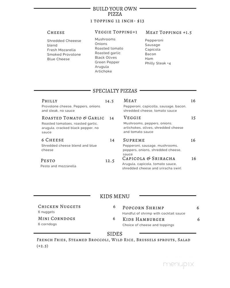 Midtown Social - Cookeville, TN menu_pic
