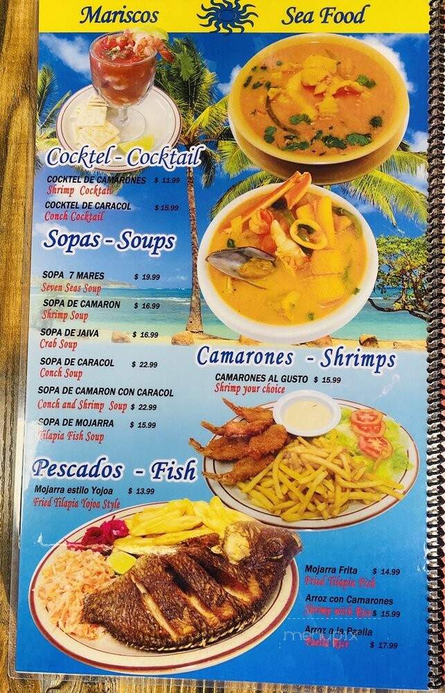 El Sazon K-tracho #3 - Los Angeles, CA menu_pic