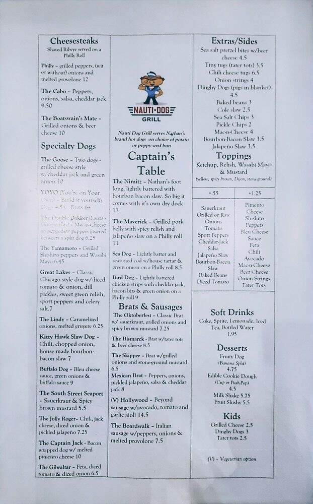 Nauti Dog - Alpharetta, GA menu_pic